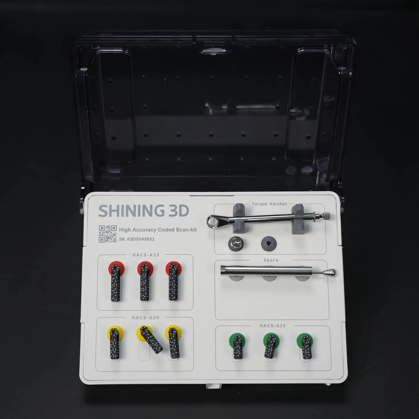 High Accuracy Coded Scanbody C Set (Torque Wrench and Screwdriver included) Shining 3D Technology Inc.