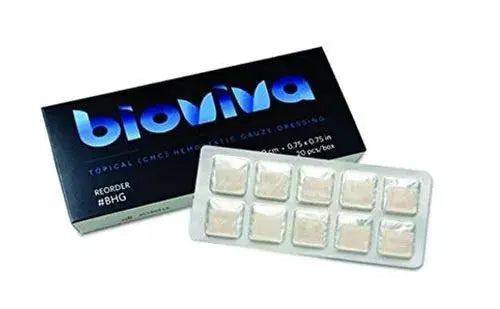 Bioviva Soluble Hemostatic Gauze 20/box Bioviva
