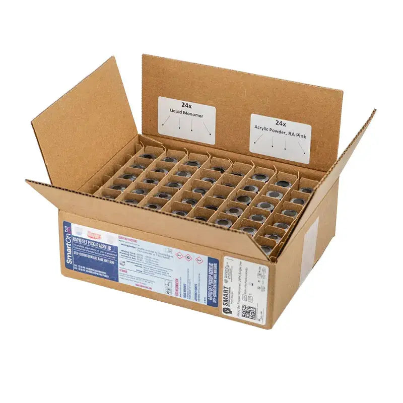 Rapid Set Powder Monomer 24PK Single Use SmartOnX