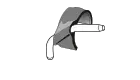 Irrigation clip E black for WI-75 E/KM W&H Impex Inc.